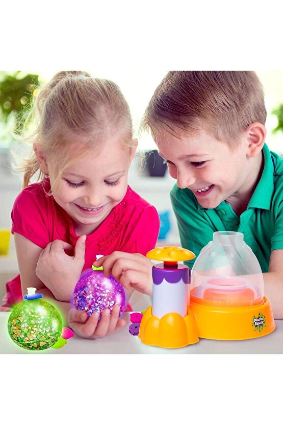 Doctor Squish Maker Station Neon, Parlak Simli Sukuşi Yapım Seti - Slime Yapma Seti - Doktor Sukuşi