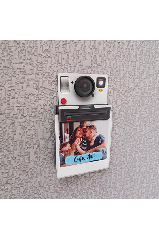 Vintage Retro Kamera Fotoğraf Makinesi Şeklinde Ahşap Duvar Fotoğraf Kağıt Tutucu Dekor