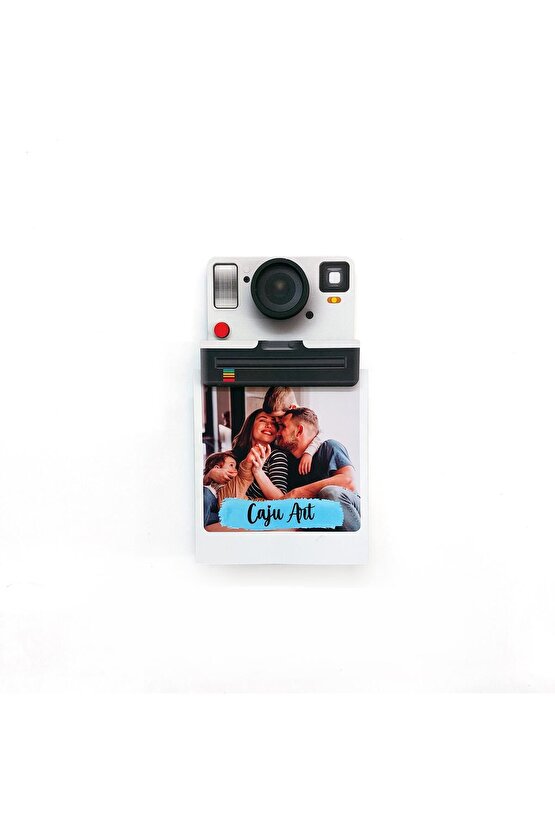 Vintage Retro Kamera Fotoğraf Makinesi Şeklinde Ahşap Duvar Fotoğraf Kağıt Tutucu Dekor