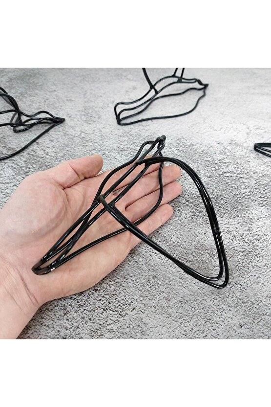 Metal El Yapımı Beşli Set Kuş Boyutlu Modern Duvar Dekoru