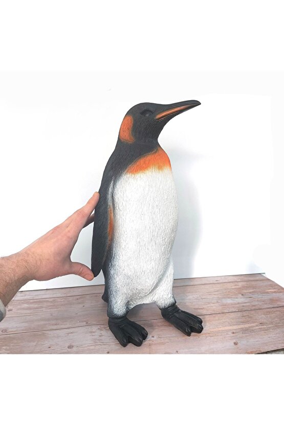 Dekoratif 45 Cm Dev Boy Penguen Biblo Heykel Ev Bahçe Süs