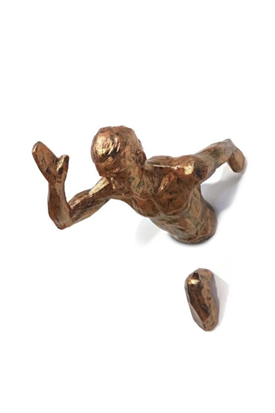 Üç Boyutlu 3d Sporcu Koşan Adam Modern Duvar Dekor Biblo Ev Ofis Süs