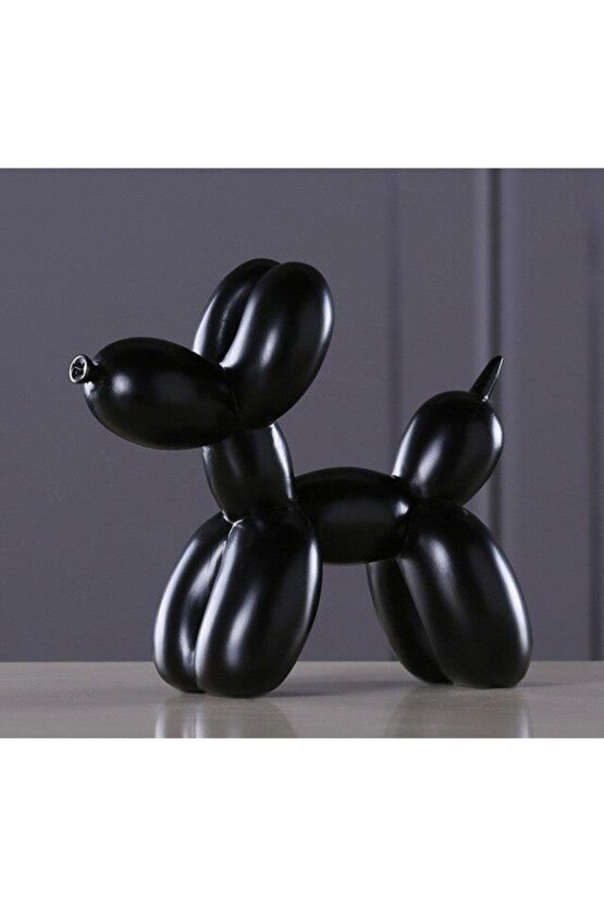 Modern Büyük Boy 20 Cm Sevimli Balon Köpek Biblo Dekor