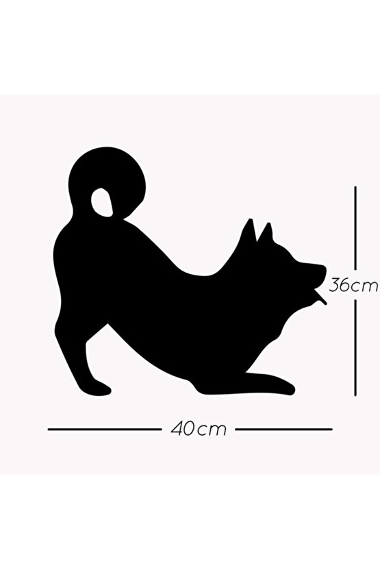 Oyuncu Köpek Led Işıklı Siyah Ahşap Tablo Duvar Dekoru