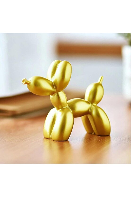 Dekoratif Minyatür Sevimli Balon Köpek Biblo Modern Dekor