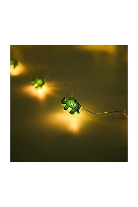 Dekoratif 2 Metre Günışığı Renkli Fil Şekilli Peri Led Işık Led Dekor