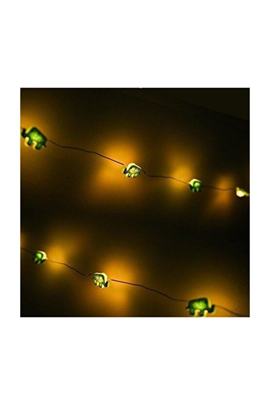 Dekoratif 2 Metre Günışığı Renkli Fil Şekilli Peri Led Işık Led Dekor