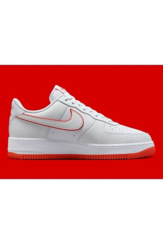 Air Force 1 07 AF1 Beyaz Picante Kırmızı Erkek Günlük Ayakkabı Spor Ayakkabı DV0788-102