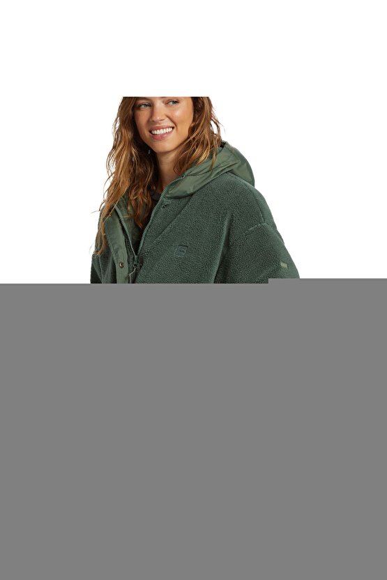 Set The Tone Hooded Corduroy Kadın Spor Ceket