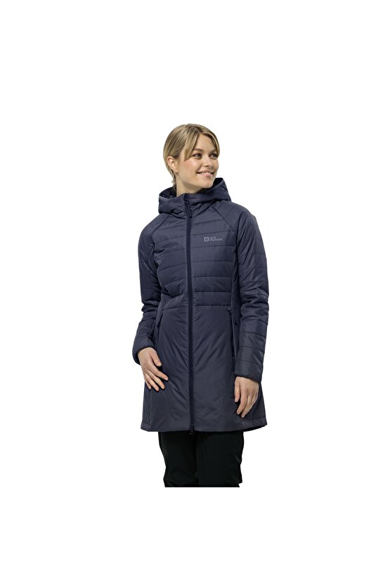 Lapawa Ins Coat Kadın Outdoor Montu Lacivert