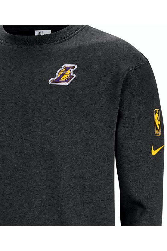 LA Lakers Courtside Fleece Erkek Sweatshirt