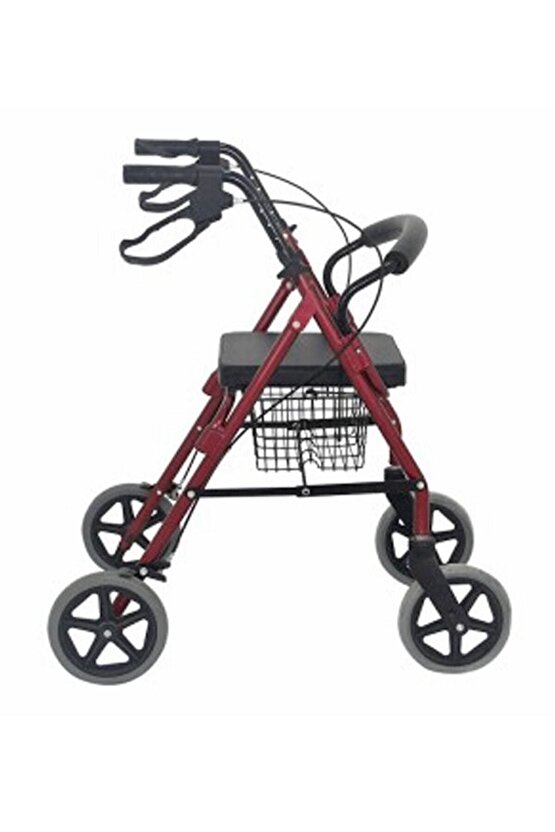 Ithal Aluminyum Rolatör Tekerlekli Rollator Yürüteç Hasta Yaşlı Yürüteci Yetkili Bayiden