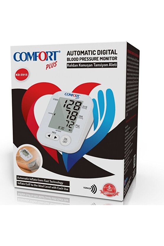 Comfort Plus KD-5915 NEW Konuşan Tansiyon Aleti
