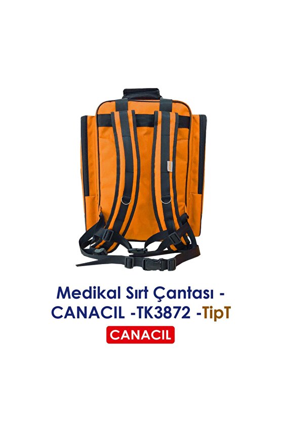 TipT Medikal Sırt Çantası - CANACIL -TK3872 - Turuncu