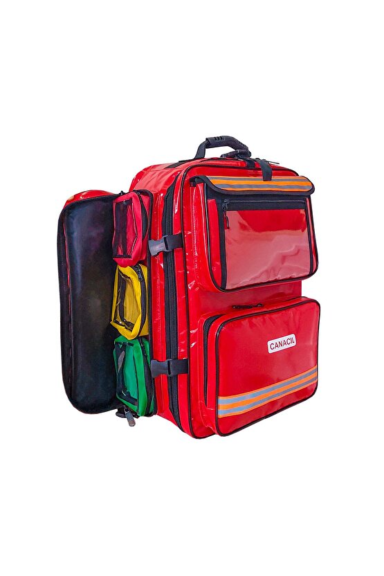 Büyük Travma Sırt Çantası - CANACIL - TK3855 - TipX - Siyah