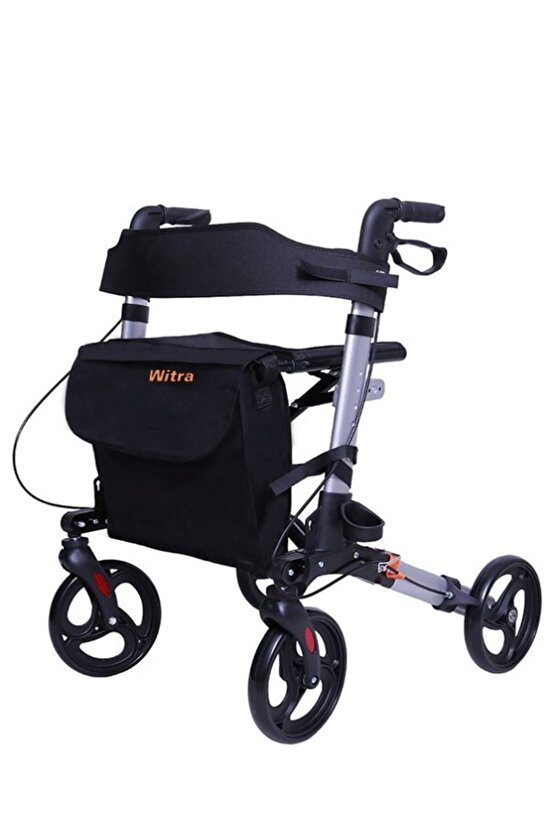 KORKMAZ MEDİKAL W 502 MODEL Tekerlekli Oturaklı Yürüteç  LÜKS Rollator