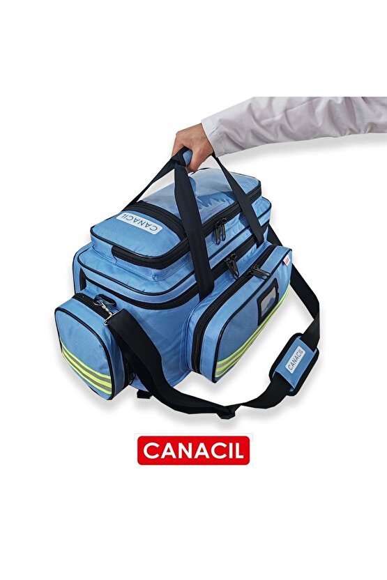 63 Cm Travma Çantası - Mavi - CANACIL - MAHİR Serisi