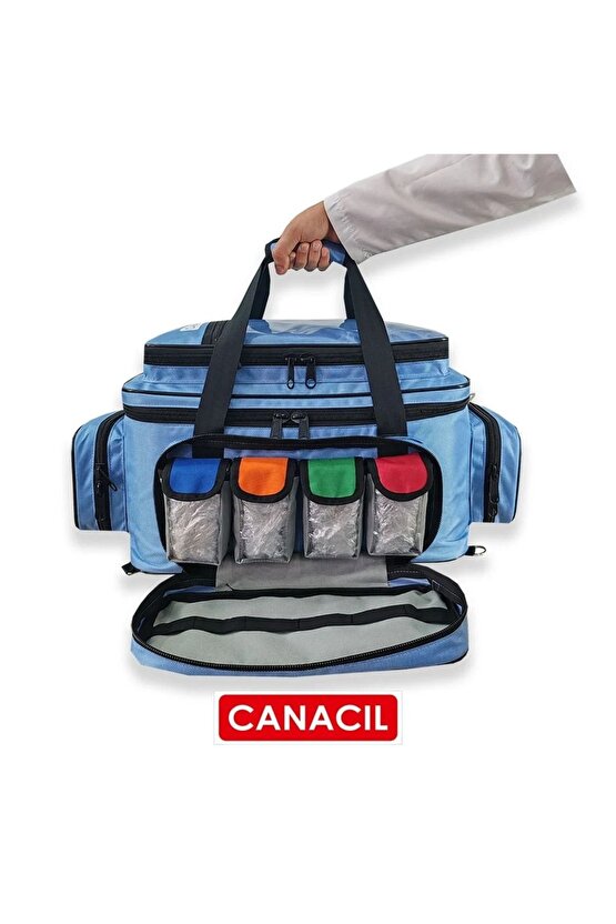 63 Cm Travma Çantası - Siyah - CANACIL - MAHİR Serisi