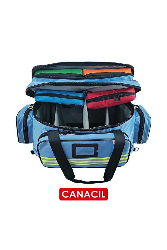 63 Cm Travma Çantası - Siyah - CANACIL - MAHİR Serisi