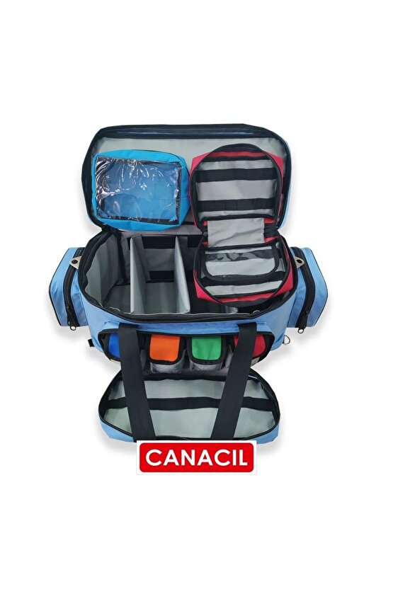 63 Cm Travma Çantası - Siyah - CANACIL - MAHİR Serisi