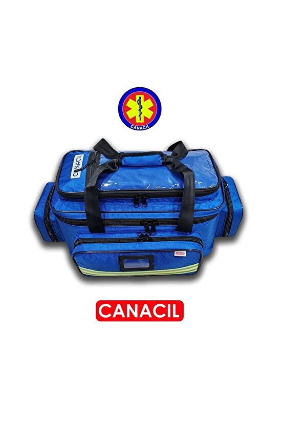 63 Cm Travma Çantası - Saks Mavi - CANACIL - MAHİR Serisi