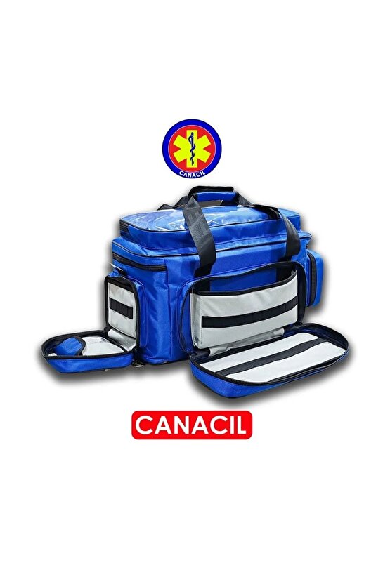 63 Cm Travma Çantası - Saks Mavi - CANACIL - MAHİR Serisi