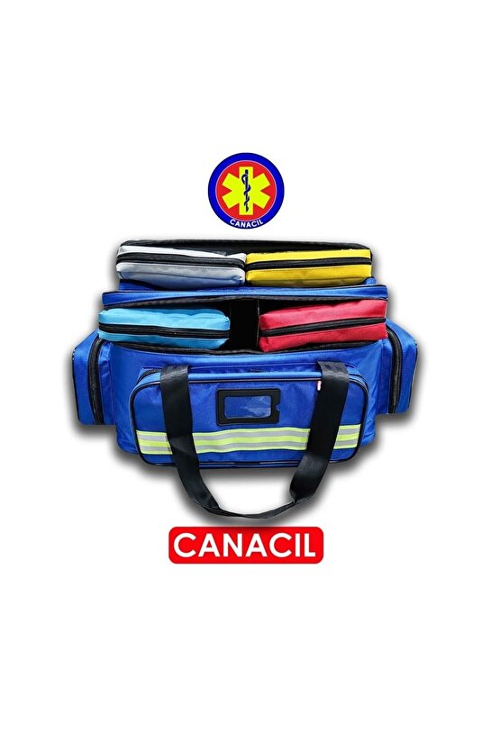 63 Cm Travma Çantası - Saks Mavi - CANACIL - MAHİR Serisi