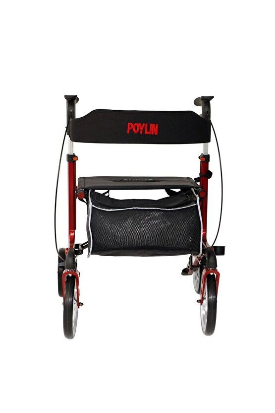 P888 Ultra Lüks Rollatör Kırmızı