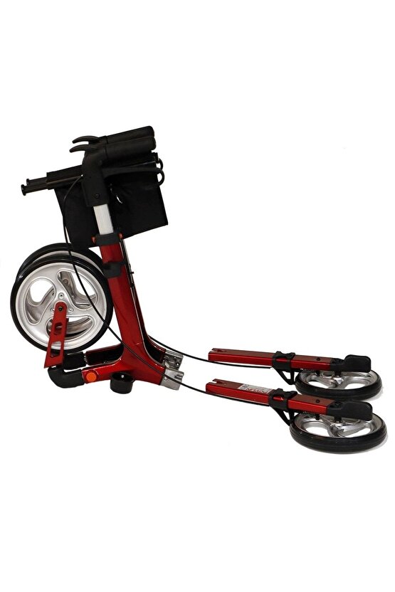 Poylin P888 Ultra Lüks Rollatör Kırmızı