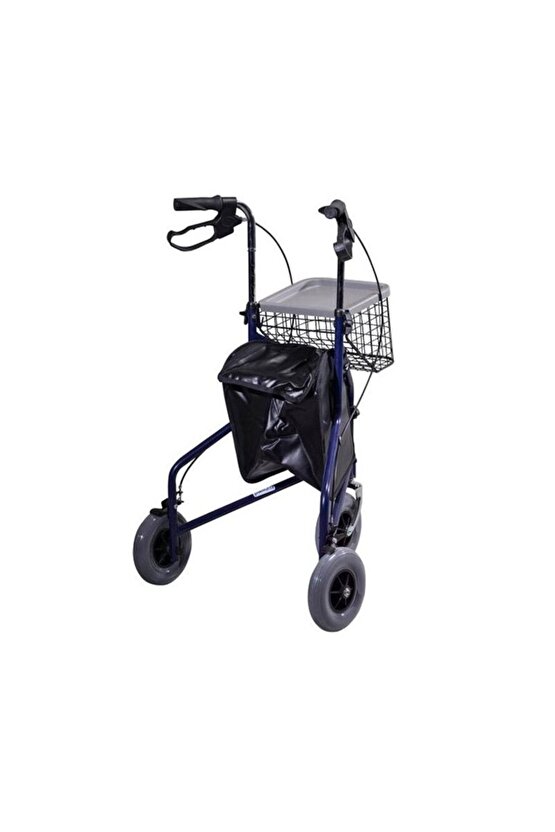 3 Lüx Tekerlekli Sepetli Yürüteç (WALKER)  Rollator Tm-h8027