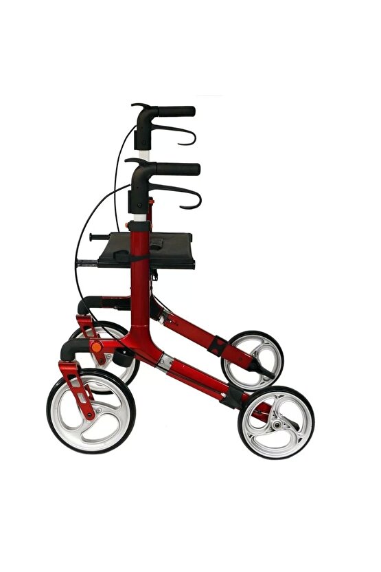 Poylin P888 Ultra Lüks Rollatör Kırmızı