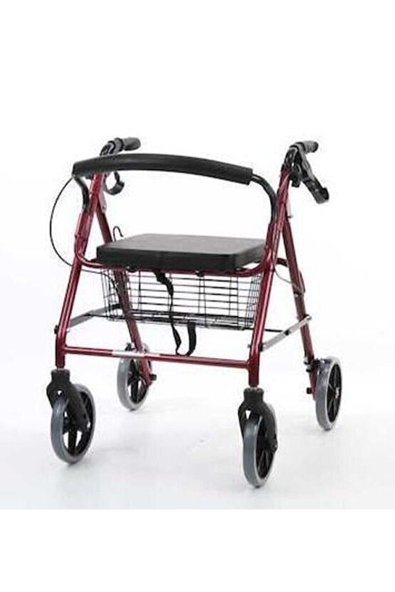 Ithal Aluminyum Rolatör Tekerlekli Rollator Yürüteç Hasta Yaşlı Yürüteci Yetkili Bayiden