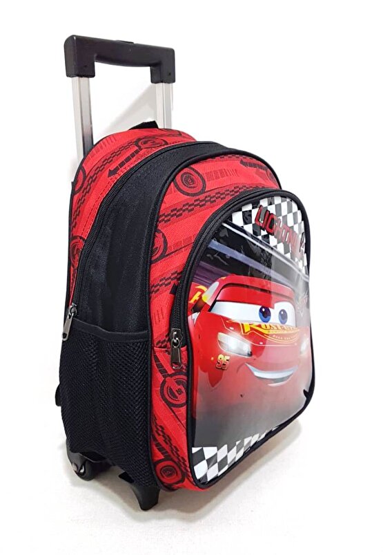 Cars Çekçekli Okul Çantası