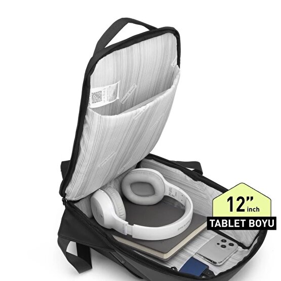 Smart Bags Unisex Business Sırt Çantası 8647 Siyah