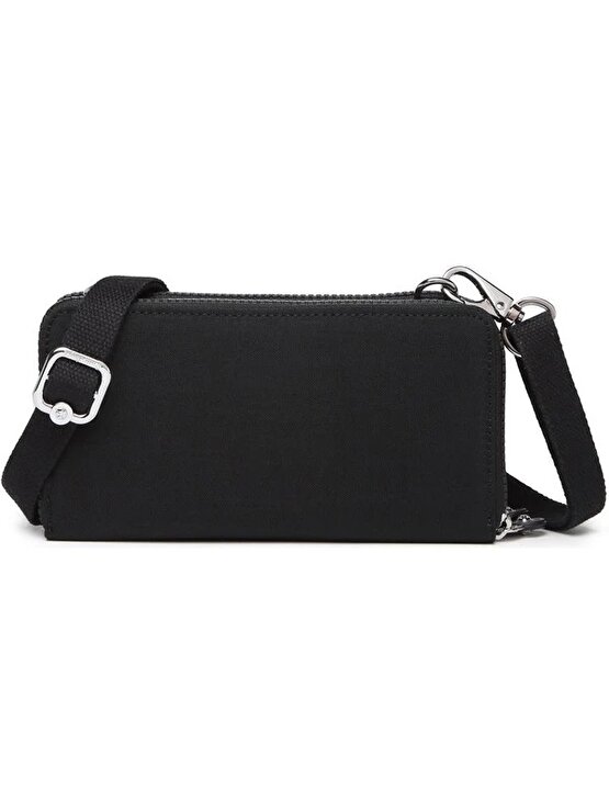 Smart Bags Çapraz Askılı Cüzdan Çanta Krinkıl Kumaş 3174 Siyah