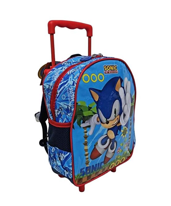 Sonic Çekçekli Anaokulu Çantası 2062