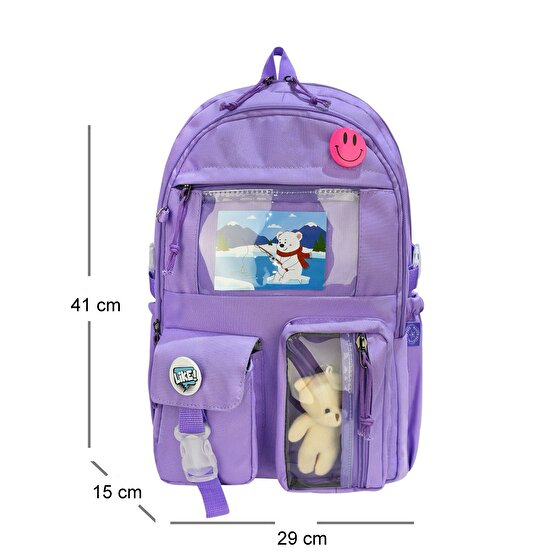 Master Pack İlkokul Çantası 3 lü Set Kore Modeli