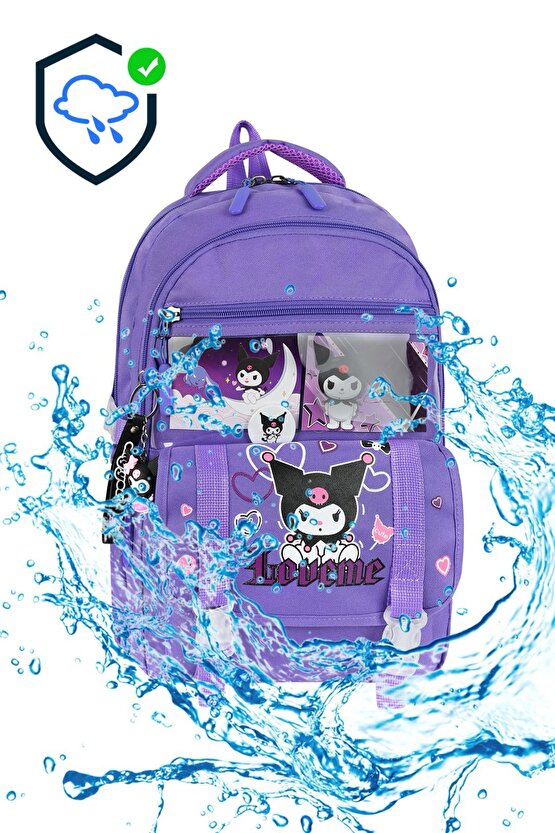Master Pack İlkokul Çantası 3 lü Set Kuromi