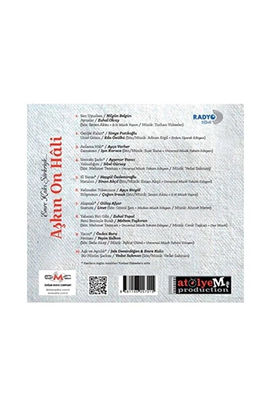 Emre Kalcı Şiirleriyle - Aşkın On Hali ( CD ) Ambalajında
