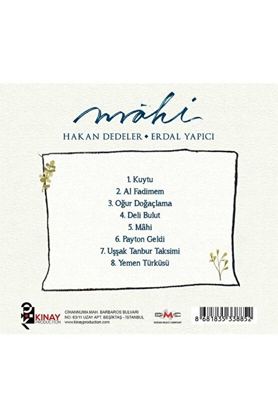 Hakan Dedeler & Erdal Yapıcı - Mahi ( CD ) Ambalajında
