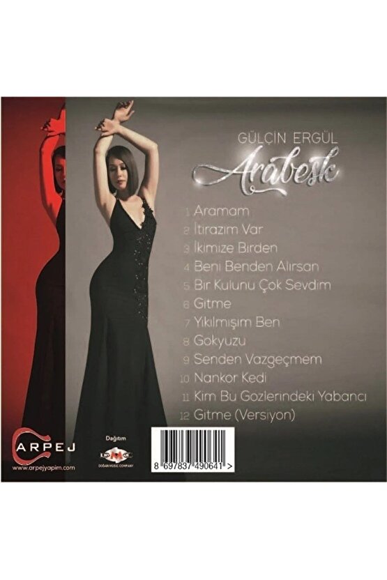 Gülçin Ergül ( Arabesk ) CD Ambalajında