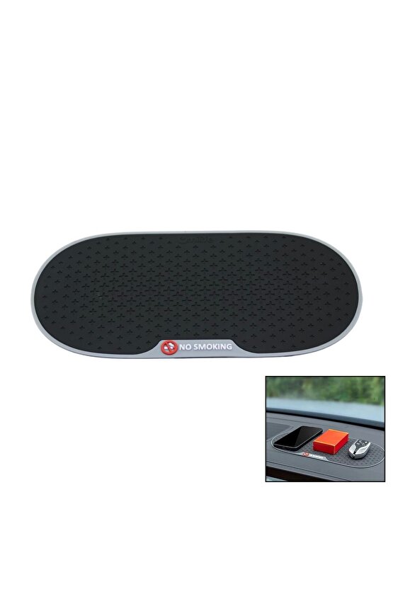 TELEFON TUTUCU - SİLİKON OTO - ARAÇ İÇİ TORPİDO KAYDIRMAZ ORGANİZER 29X14CMBRKT-177054 (4767)