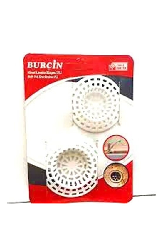 2 PARÇA PLASTİK KÜVET LAVABO SÜZGEÇ (4767)