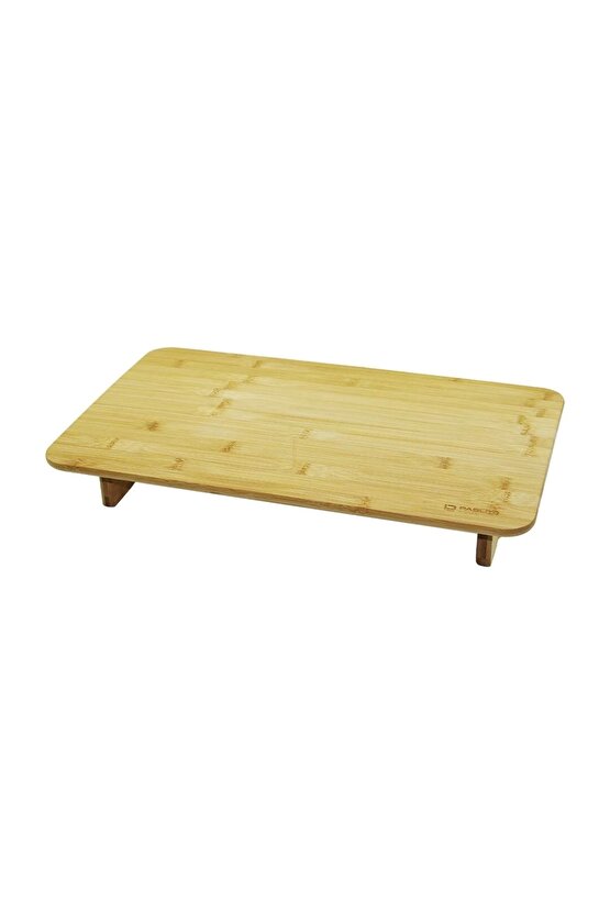 DİKDÖRTGENMİNİ SOFRA MODEL=30X50CM - Y:8CMAYAKLI BAMBU AHŞAP KESİM PANOSU (4767)