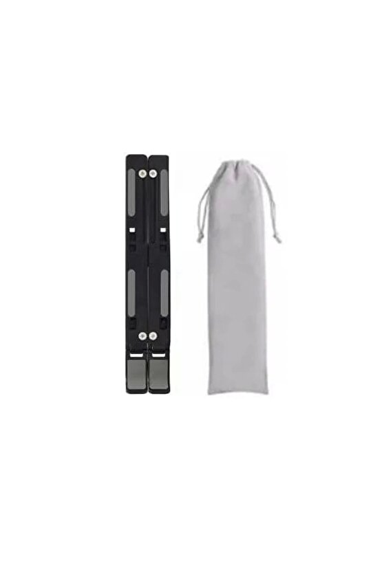 AŞINABİLİR KATLANIR ALÜMİNYUM TABLETNOTEBOOKLAPTOP STAND (10 - 15.6) (4767)