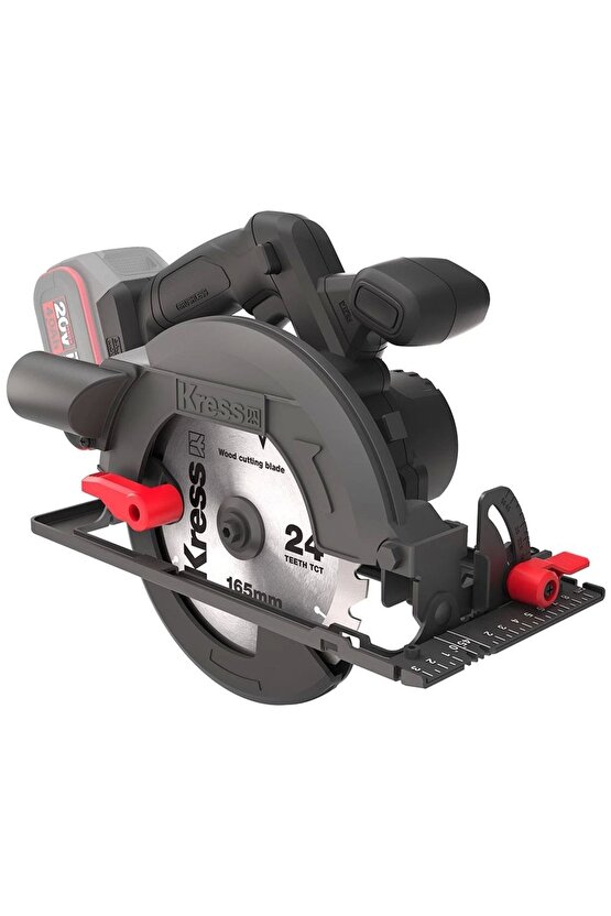 Kue12.9 20volt 165mm Kömürsüz Profesyonel Daire Testere (AKÜ DAHİL DEĞİLDİR)