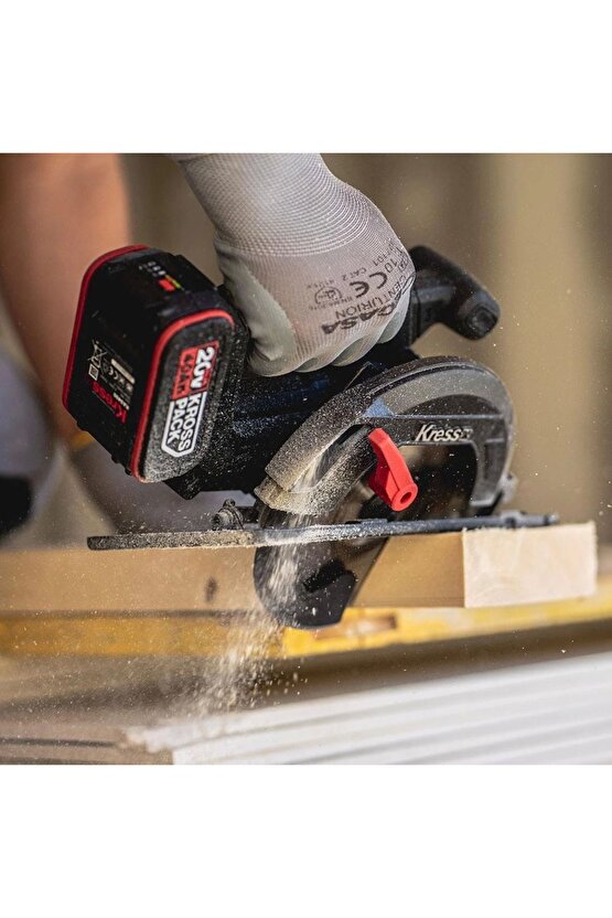 Kue12.9 20volt 165mm Kömürsüz Profesyonel Daire Testere (AKÜ DAHİL DEĞİLDİR)