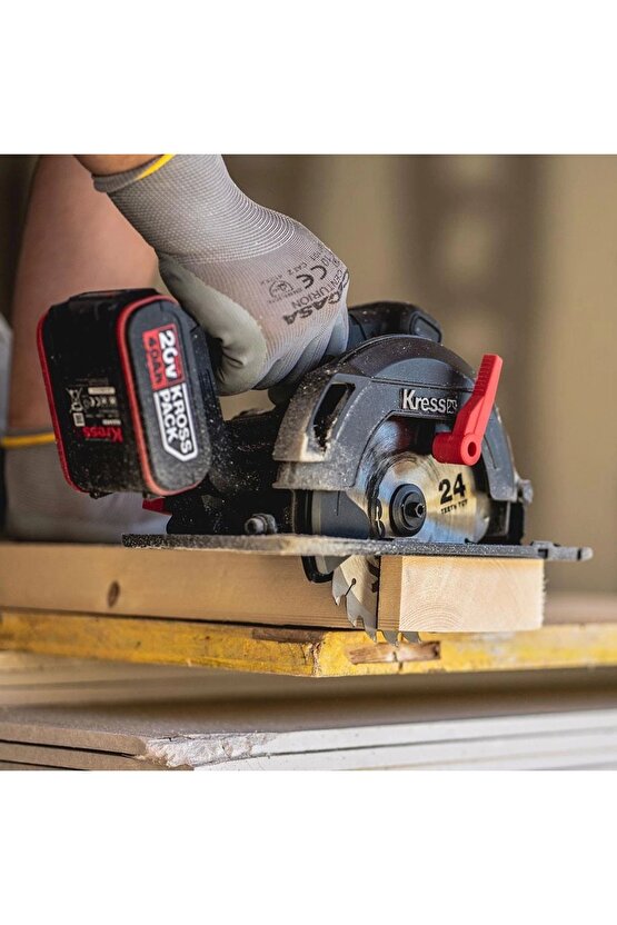 Kue12.9 20volt 165mm Kömürsüz Profesyonel Daire Testere (AKÜ DAHİL DEĞİLDİR)