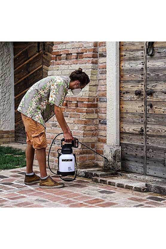 Wg829e.9 20volt 5lt. Omuz Askılı Basınçlı Ilaçlama Ve Dezenfektan Pompası (AKÜ DAHİL DEĞİLDİR)