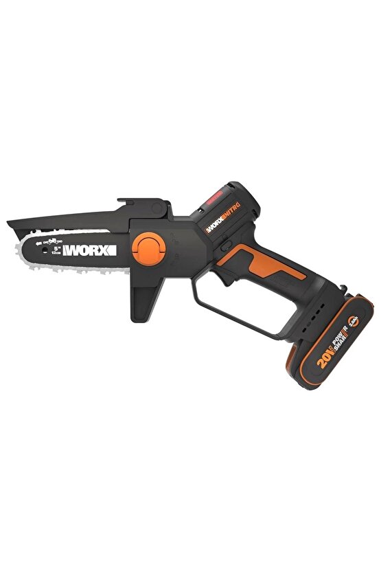 Wg325e 20volt 2.0ah Li-ion 12cm Profesyonel Şarjlı Kömürsüz Zincirli Testere